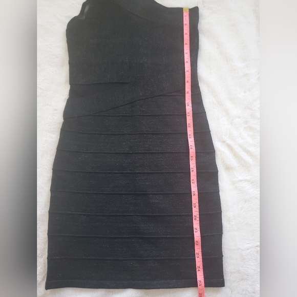 Fora  Black One Shoulder Short Dress Size  Small - Picture 8 of 10